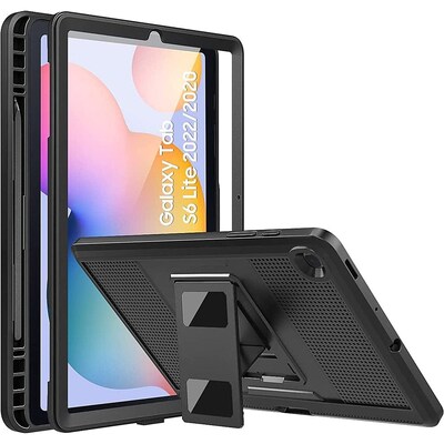 SaharaCase Defence Series Case for Samsung Galaxy Tab S6 Lite (2020/2022), Black (TB00260)