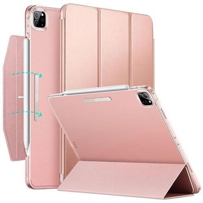 SaharaCase ESR Folio Case for Apple iPad Pro 11" (2nd, 3rd, and 4th Gen 2020-2022), Rose Gold (TB00006)