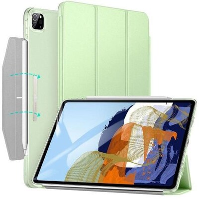 SaharaCase ESR Folio Case for Apple iPad Pro 11 (2nd, 3rd, and 4th Gen 2020-2022), Lemon Lime (TB00005)