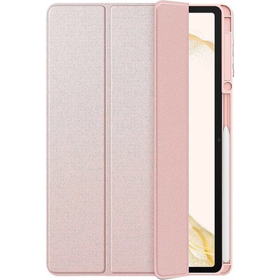 SaharaCase Folio Case for Samsung Galaxy Tab S8+ and Tab S7 FE, Clear/Pink (TB00217)