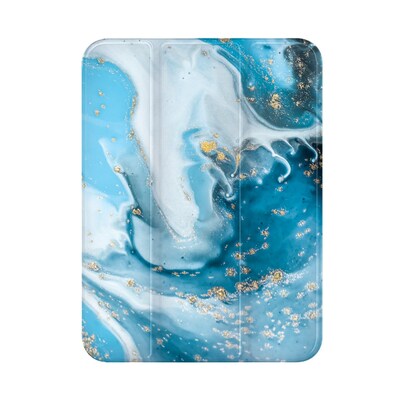 SaharaCase Folio Case for Apple iPad mini A17 Pro & 6th Generation 2021, Blue Marble (TB00051)