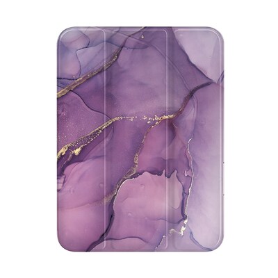 SaharaCase Folio Case for Apple iPad mini A17 Pro & 6th Generation 2021, Purple Marble (TB00050)