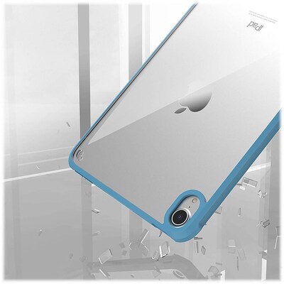 SaharaCase Hybrid-Flex Series Case for Apple iPad mini A17 Pro & 6th Generation 2021, Clear Blue (TB00049)