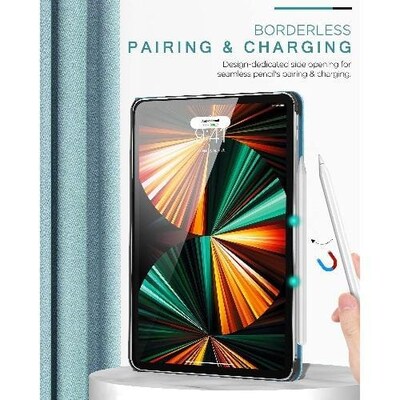 SaharaCase Multi-Angle Folio Case for iPad Pro 11" (2nd, 3rd, 4th Gen 2020-2022) (M2 2024/M3 2025), Aqua (TB00008)
