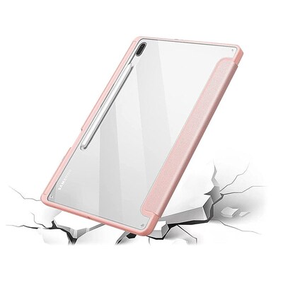 SaharaCase Folio Case for Samsung Galaxy Tab S8 Ultra, Clear/Pink (TB00225)