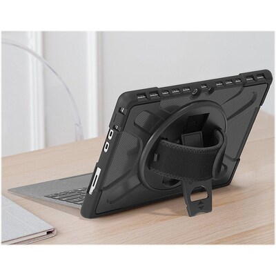 SaharaCase Raider Series Hand Strap Case for 12.9" Microsoft Surface Pro 9 & Pro 10 & Pro 11th Edition, Black (TB00172)