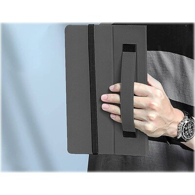 SaharaCase Bi-Fold Folio Case for Apple iPad 10.2" (9th Generation 2021), Black (TB00065)