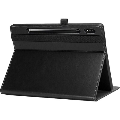 SaharaCase Business Series Folio Case for Samsung Galaxy Tab S8+ and Tab S7 FE, Black (TB00221)