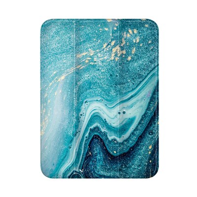 SaharaCase Folio Case for Apple iPad mini A17 Pro & 6th Generation 2021, Green Marble (TB00052)
