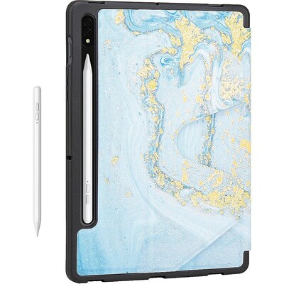 SaharaCase Multi-Angle Folio Case for Samsung Galaxy Tab S8, Blue Marble (TB00210)