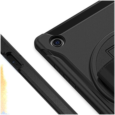 SaharaCase PROTECTION Hand Strap Series Case for Samsung Galaxy Tab A8, Black (TB00200)