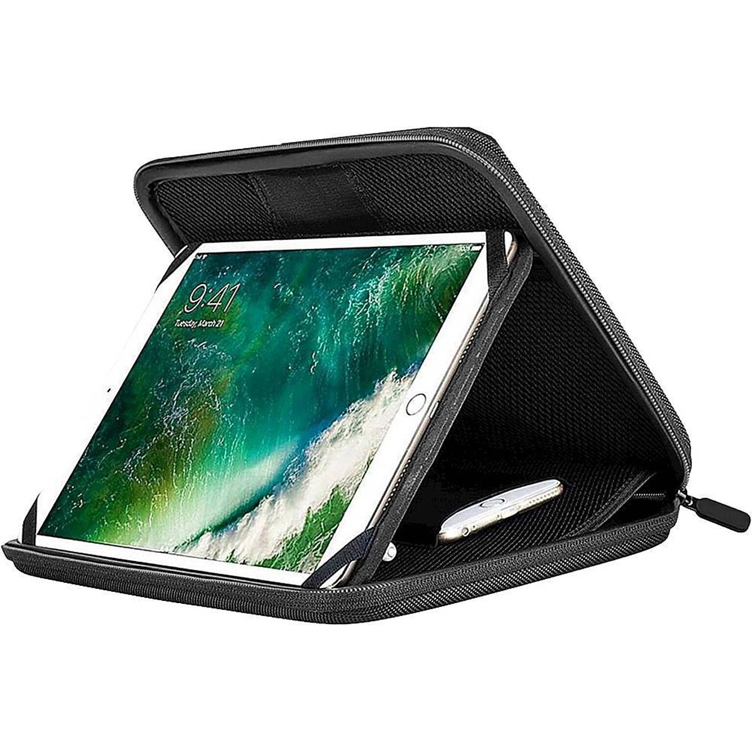 SaharaCase Sleeve/Organizer Case for Apple iPad 10.2 & 10.9-inch iPad, Black (TB00077)
