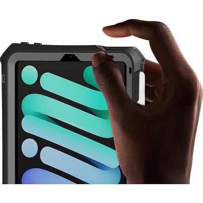 SaharaCase Water-Resistant Case for Apple iPad mini A17 Pro & 6th Generation 2021, Black (TB00062)