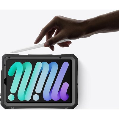 SaharaCase Water-Resistant Case for Apple iPad mini A17 Pro & 6th Generation 2021, Black (TB00062)