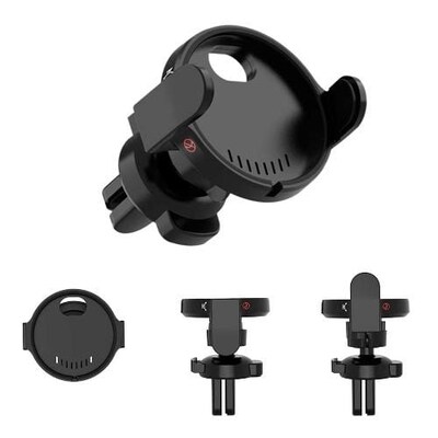 SaharaCase Car Vent Mount Compatible with MagSafe for Most Cell Phones, Black (TB00096)