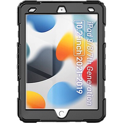 SaharaCase Defense Series Case for Apple iPad 10.2" (7th, 8th, 9th Generation 2021), Black (TB00079)