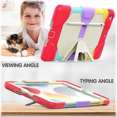 SaharaCase Splash Series Case for Apple iPad 10.2" (7th, 8th and 9th Gen 2021), Red (TB00076)