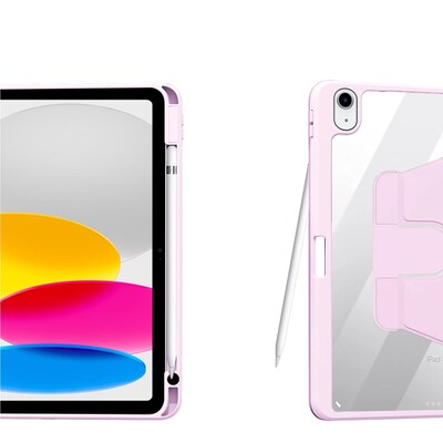SaharaCase Rotating Folio Case for iPad 11'' (A16) and iPad 10.9" (10th Gen) , Pink (TB00274)