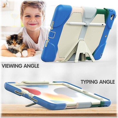 SaharaCase Splash Series Case for Apple iPad 10.2" (7th, 8th and 9th Gen 2021), Blue (TB00075)