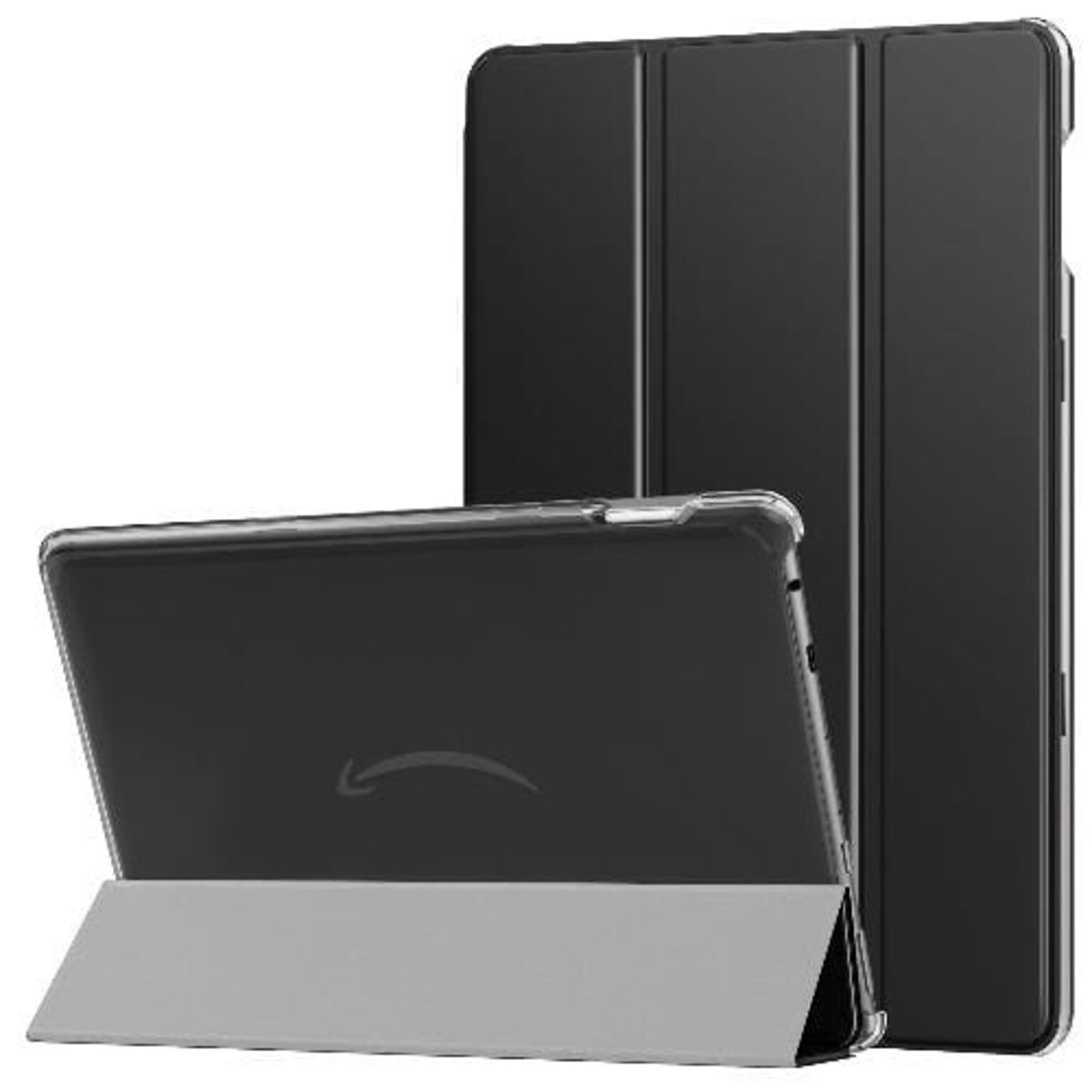 SaharaCase Tri-Fold Folio Case for Amazon Fire HD 10 (2021), Black (TB00120)