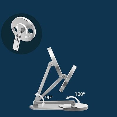 SaharaCase Stand Compatible with MagSafe for Most Cell Phones, Silver (TB00094)