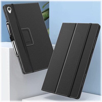 SaharaCase Bi-Fold Folio Case for Lenovo Tab M7 (3rd Gen), Black (TB00149)