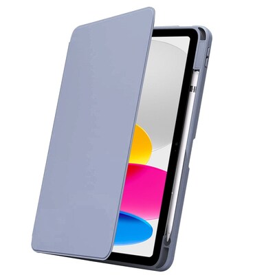 SaharaCase Rotating Folio Case for iPad 11'' (A16) and iPad 10.9" (10th Gen) , Shadow Purple Gray (TB00273)