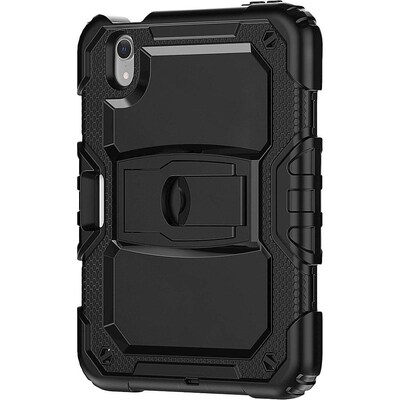 SaharaCase Defense Series Case for Apple iPad mini A17 Pro & 6th Generation 2021, Black (TB00055)