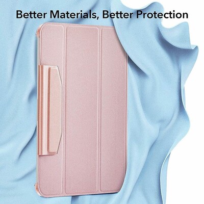 SaharaCase ESR Folio Case for Apple iPad mini A17 Pro & 6th Generation 2021, Rose Gold (TB00044)