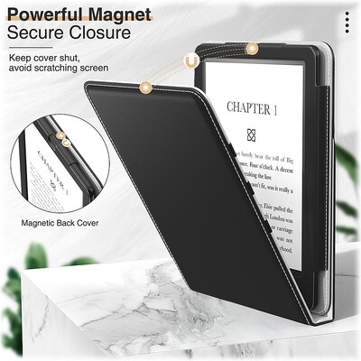 SaharaCase Multi-Angle Case for Amazon Kindle Paperwhite (11th Generation, 2021-2023 Release), Black (TB00184)