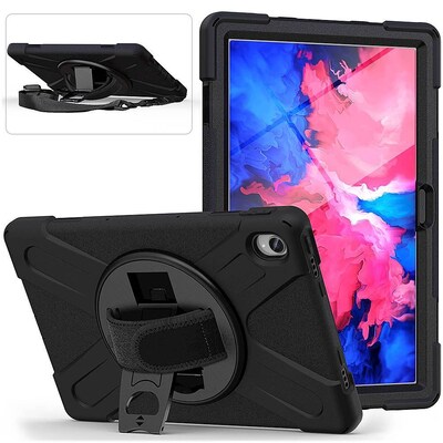SaharaCase Protection Hand Strap Series Case for Lenovo Tab P11, Black (TB00145)
