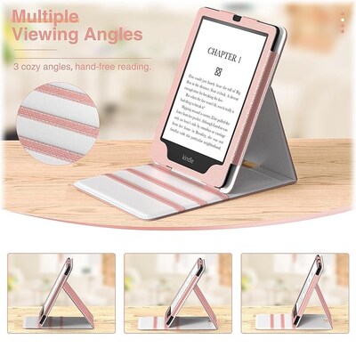 SaharaCase Multi-Angle Case for Amazon Kindle Paperwhite (11th Generation, 2021-2023 Release), Pink (TB00185)