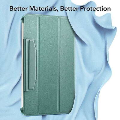 SaharaCase ESR Folio Case for Apple iPad mini A17 Pro & 6th Generation 2021, Forest Green (TB00042)