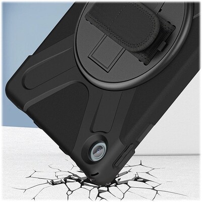 SaharaCase Protection Hand Strap Series Case for Lenovo Tab M10 Plus (3rd Gen), Black (TB00266)