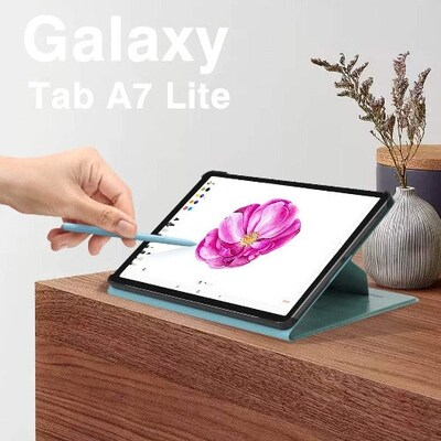 SaharaCase Multi-Angle Case for Samsung Galaxy Tab S7 FE and Tab S8+, Aqua (TB00135)