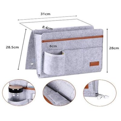 SaharaCase Sofa Storage Bag for Most Cell Phones and Tablets, Gray (TB00105)