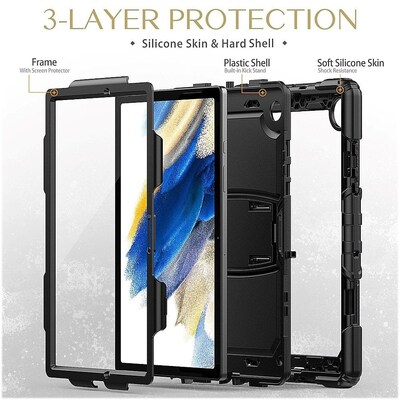 SaharaCase Defence Series Case for Samsung Galaxy Tab A8, Black (TB00201)