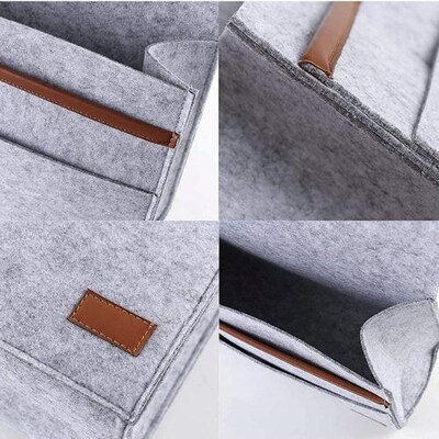 SaharaCase Bedside Storage Bag for Most Cell Phones and Tablets, Gray (TB00103)