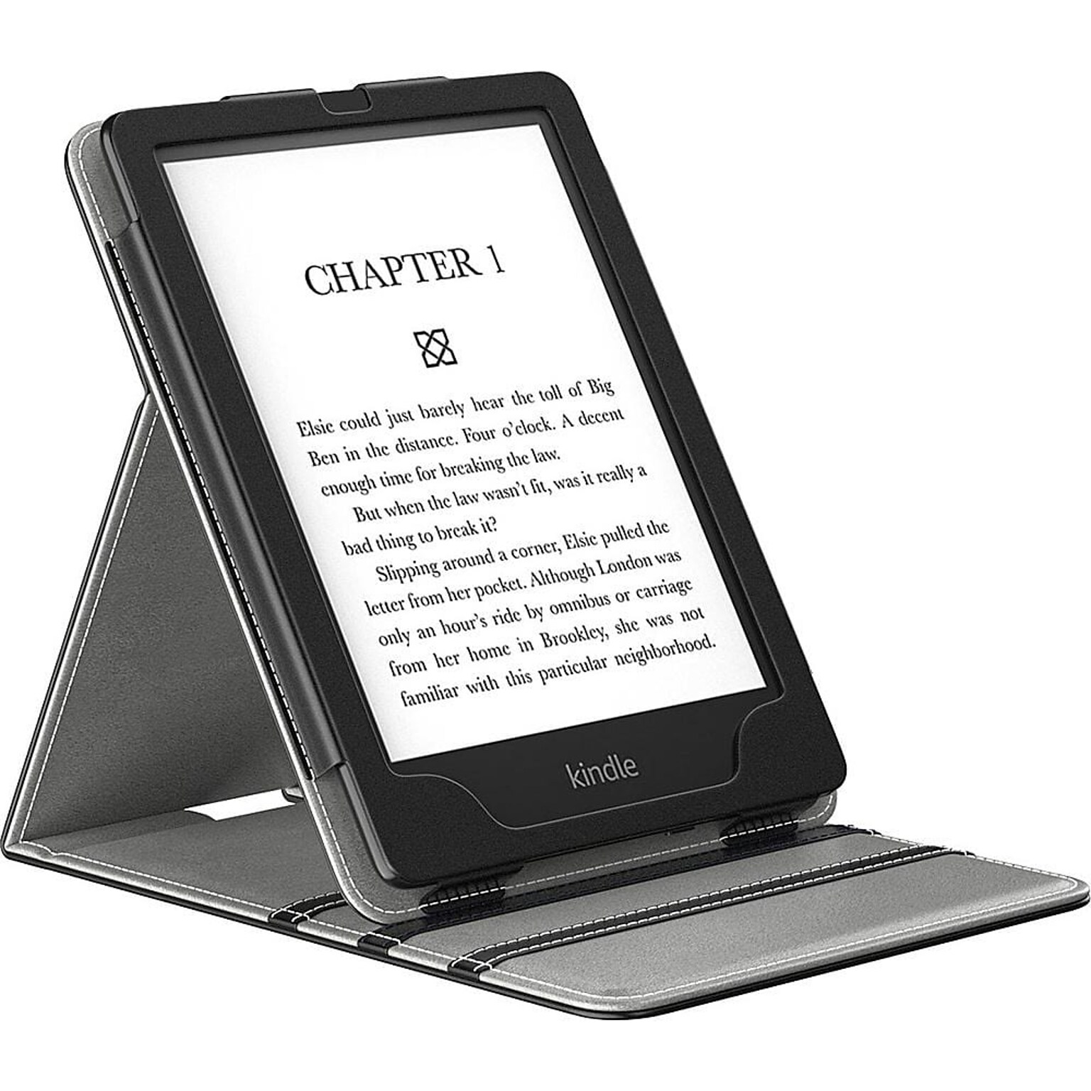 SaharaCase Multi-Angle Case for Amazon Kindle Paperwhite (11th Generation, 2021-2023 Release), Black (TB00184)