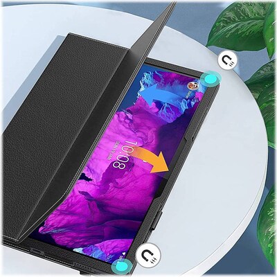 SaharaCase Folio Case for Lenovo Tab P11, Black (TB00144)