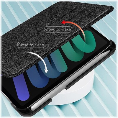 SaharaCase Multi-Angle Case for Apple iPad mini A17 Pro & 6th Generation 2021, Black (TB00045)