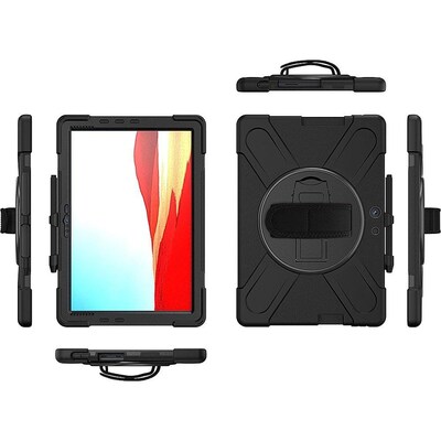 SaharaCase Protection Hand Strap Series Case for Microsoft Surface Pro X 2021, Black (TB00179)