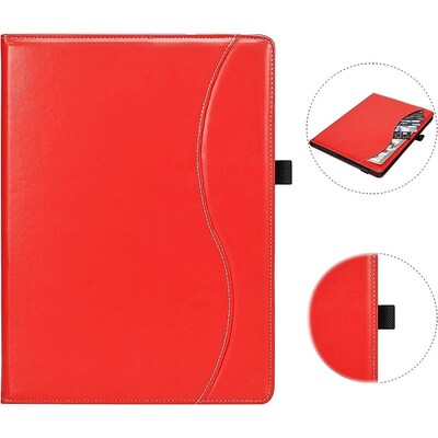 SaharaCase Business Series Folio Case for Microsoft Surface Pro X, Red (TB00182)