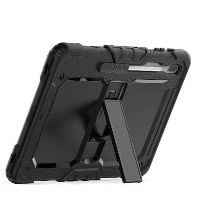 SaharaCase Defence Series Case for Samsung Galaxy Tab S7 FE and Tab S8 Plus, Black (TB00133)