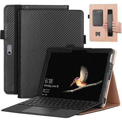 SaharaCase Bi-Fold Folio Case for Microsoft Surface Go 3, Black (TB00167)