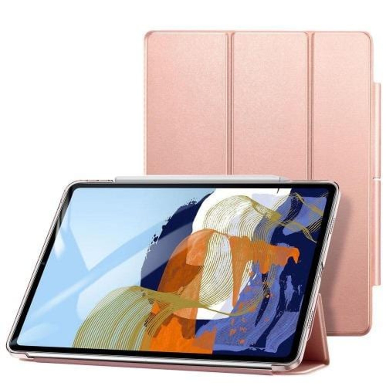 SaharaCase ESR Folio Case for Apple iPad Pro 11 (2nd, 3rd, and 4th Gen 2020-2022), Rose Gold (TB00006)