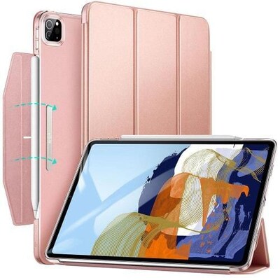 SaharaCase ESR Folio Case for Apple iPad Pro 11 (2nd, 3rd, and 4th Gen 2020-2022), Rose Gold (TB00006)