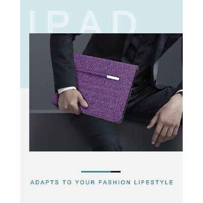 SaharaCase Multi-Angle Folio Case for iPad Pro 11" (2nd, 3rd, 4th Gen 2020-2022) (M2 2024/M3 2025), Purple (TB00009)