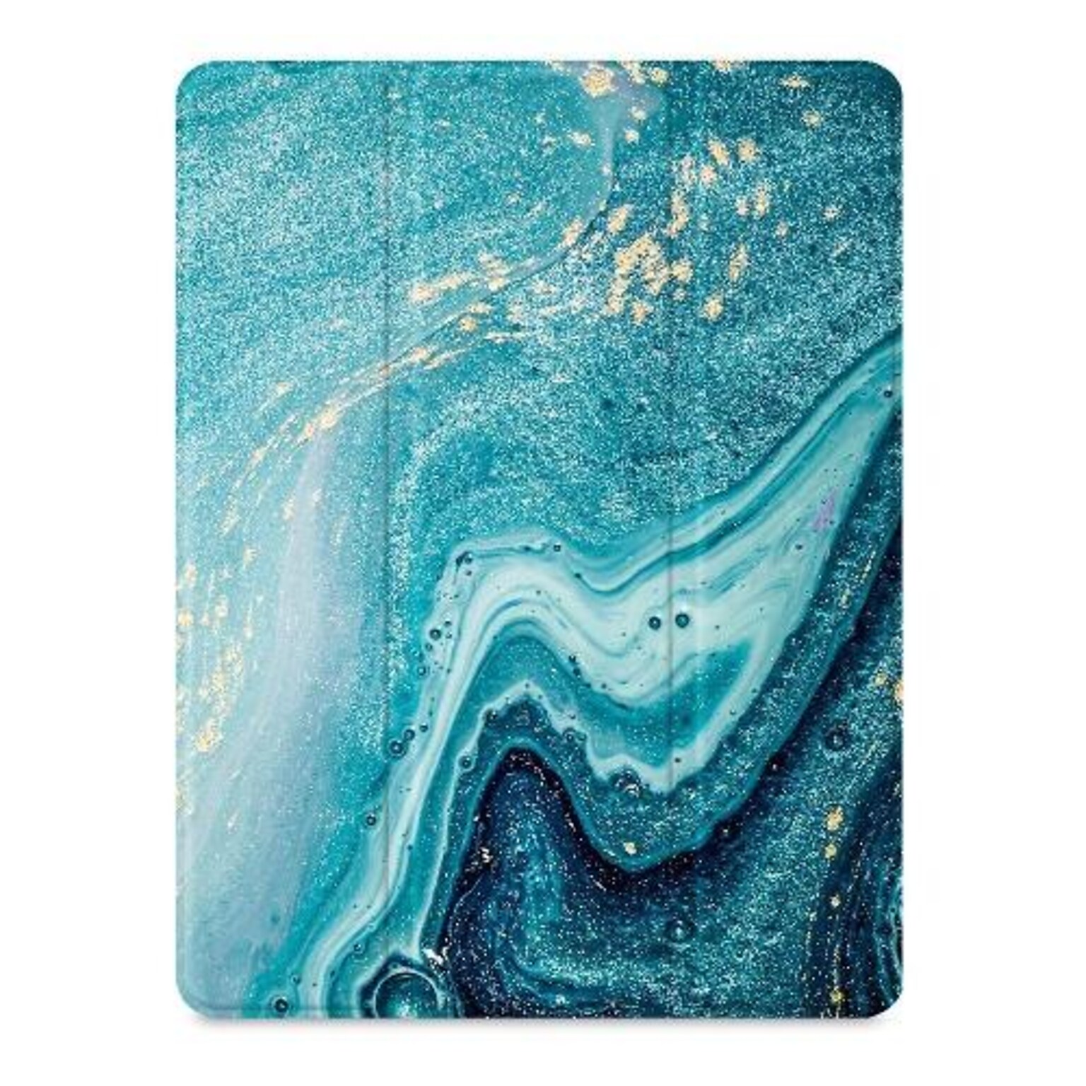 SaharaCase Marble Series Folio Case for Apple iPad Pro 11 (2nd, 3rd, and 4th Gen 2020-2022), Green Marble (TB00014)