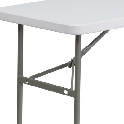 Flash Furniture Elon Folding Tables, 48.25" x 24", Granite White (5DADYCZ1222)